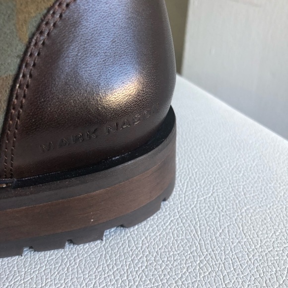 Mark Nason ithica camo leather lace-up boots 11 - Picture 11 of 15